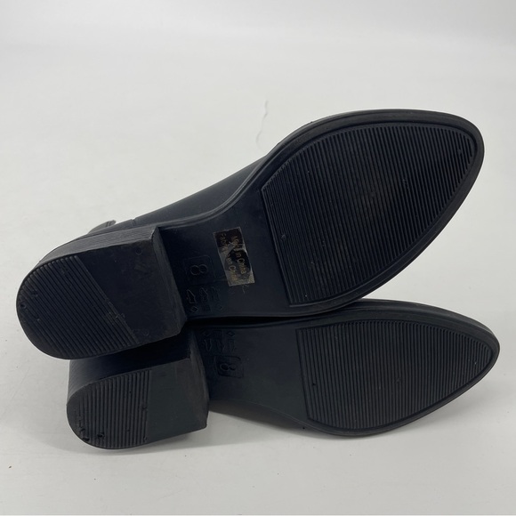 Jeffrey Campbell stormy Matt black rubber rain boot 8 - Picture 5 of 7